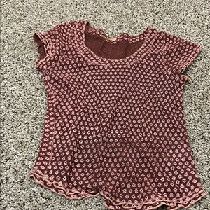 Free people Floral Patterned Women's Top